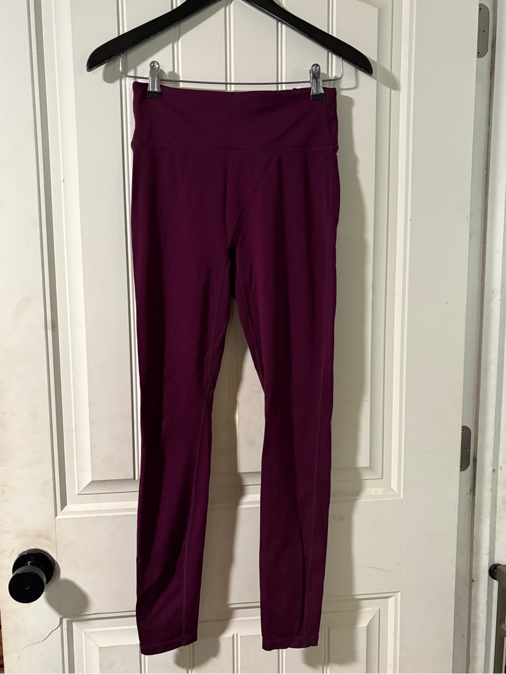 Fabletics Motion 365 High-Waist Leggings in Deep Plum
